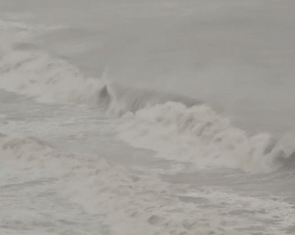 Quy Nhơn mưa như trút, gió giật mạnh, đề phòng mực nước biển dâng cao