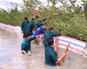Đồng bằng sông Cửu Long vào đợt triều cường mới cao hơn mức báo động 3 40cm