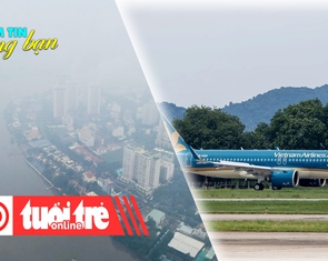 Điểm tin 18h: TP.HCM sương mù mờ mịt; Hàng không hoãn, hủy nhiều chuyến bay do bão