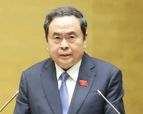 Chủ tịch Quốc hội Trần Thanh Mẫn phát biểu bế mạc kỳ họp thứ 10