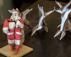 Hô biến giấy dó thành tuần lộc mùa xuân đón Giáng sinh