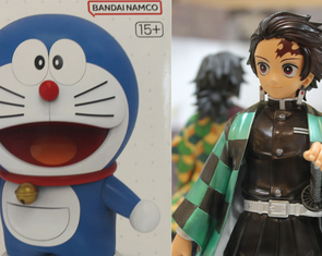 Ngắm mô hình Doraemon, Gundam, Kimetsu No Yaiba tại triển lãm Bandai Pop up
