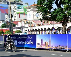 Khởi công 'làm đẹp' đường Lê Lợi, hầu hết nhà 'mặt tiền' đồng thuận