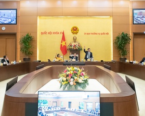 Thông qua nghị quyết về nhiệm vụ, quyền hạn, cơ cấu các cơ quan của Quốc hội