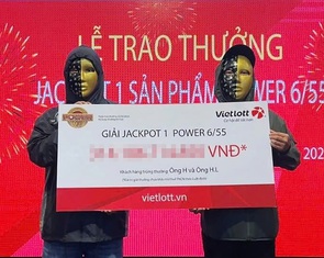Mùng 5 Tết, một khách hàng may mắn trúng giải Jackpot hơn 152 tỉ