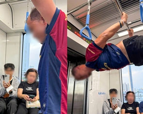 Metro đâu phải phòng gym, đừng để vụ hít xà đơn 'chìm'