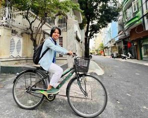 Đạp xe đi làm, vui khỏe quá xá