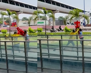 Tài xế xe ôm và bảo vệ ga metro số 1 đánh nhau: Do nhắc nhở hút thuốc lá?
