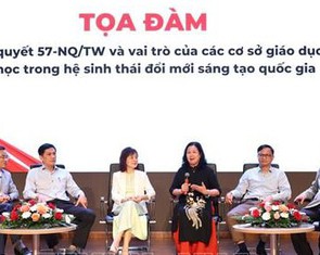 Phát huy vai trò của các cơ sở giáo dục đại học trong hiện thực hóa nghị quyết 57