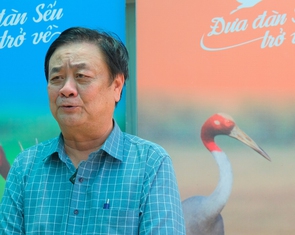 Ông Lê Minh Hoan: Câu chuyện sếu giúp chúng ta sống hài hòa với thiên nhiên