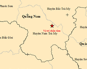 Động đất ở Nam Trà My, Quảng Nam