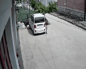 Nghịch cổng sạc ô tô điện, bé trai khóc thét vì bỏng tay