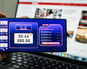 Biển số xe máy 50AA-888.88 được đấu giá 1,455 tỉ đồng, nhiều biển số đẹp khác đã được nộp tiền