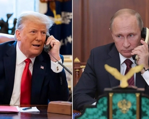 Ông Trump gọi ông Zelensky trước, điện đàm với ông Putin sau