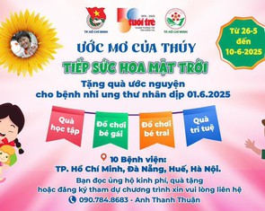 Mời bạn góp 1 món quà, gieo 1 ước mơ cùng Tiếp sức hoa mặt trời