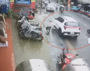 Ô tô tông vào ba xe máy ở Sa Pa, một cháu bé tử vong