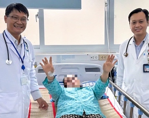 Ca đột quỵ đầu tiên ở Bệnh viện Đa khoa khu vực Hóc Môn được điều trị thành công