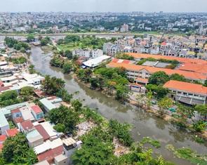 Dự án cải tạo rạch Xuyên Tâm 17.230 tỉ đồng mặt bằng chưa được bàn giao liền mạch