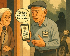 Bà lão U80 mất trắng 2,9 tỉ đồng sau cuộc gọi của 'cán bộ'