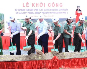 Khởi công Trung tâm Huấn luyện - Thi đấu thể thao Công an nhân dân phía Nam