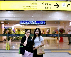 Người dân háo hức khám phá trung tâm mua sắm nối ga metro dưới lòng TP.HCM