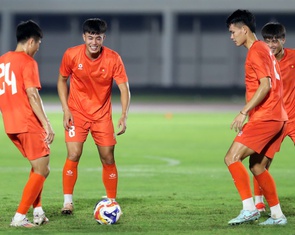 Viện binh của U23 Việt Nam đã đến Indonesia để đấu Lào