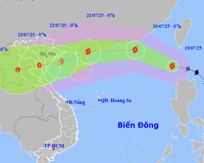 Bão Wipha vào Biển Đông, dự báo bão số 3 đi nhanh và liên tục tăng cấp