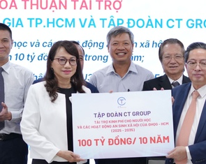 100 tỉ đồng tài trợ thúc đẩy công nghệ cao, hỗ trợ người học Đại học Quốc gia TP.HCM