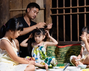 'Giang hồ' Duy Hưng tự nhiên có bốn cô con gái