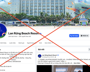 Lại ‘sập bẫy’ lừa đảo mạo danh resort, nhận đặt phòng trên Facebook