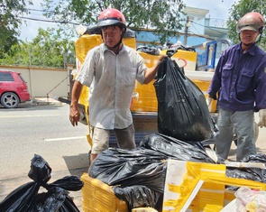 Nhiều phường mới ở Đồng Nai ngưng gom rác, sở phải vào cuộc
