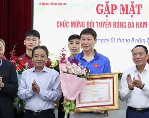 U23 Việt Nam nhận bằng khen của Thủ tướng Chính phủ