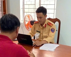 Xử phạt tài xế vượt ẩu trên đèo Khánh Lê, suýt gây tai nạn với xe đối diện