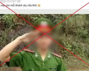Bị xử phạt vì đăng Facebook 'chuyên án còn mỗi khánh sky' kèm ảnh mặc trang phục công an