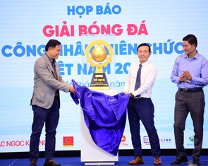 Chiếc cúp đặc biệt Giải bóng đá công nhân, viên chức Việt Nam 2025