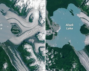 Đảo mới bất ngờ trồi lên giữa Alaska, NASA báo động