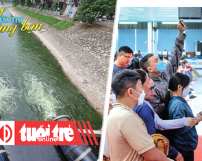 Điểm tin 18h: 'Hồi sinh' sông Tô Lịch; Nhận đăng ký vé tàu tập thể Tết Bính Ngọ