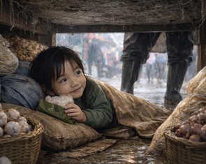 Cung điện cao 1m và vạt áo đẫm mùa xuân