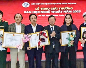 Vì sao Giải thưởng Văn học nghệ thuật năm 2025 trao cho tác phẩm của năm 2024?