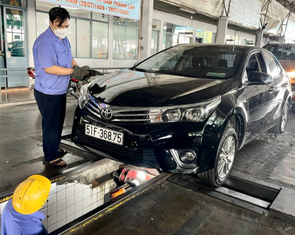 Cho phép xuất trình đăng ký xe trên VNeID khi đăng kiểm