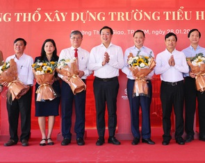 TP.HCM khởi công trường học 145 tỉ do doanh nghiệp tài trợ