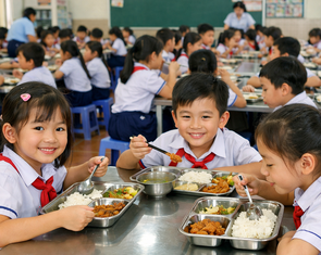 Lo thực phẩm bẩn vào trường học, nhiều trường ở quận 7 cũ (TP.HCM) dừng bữa ăn bán trú