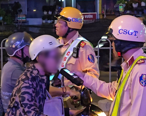 Hơn 2.000 người ở TP.HCM vi phạm nồng độ cồn trong 2 ngày Tết dương lịch