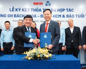 Báo Tuổi Trẻ và Trường đại học Bách khoa TP.HCM ký kết hợp tác