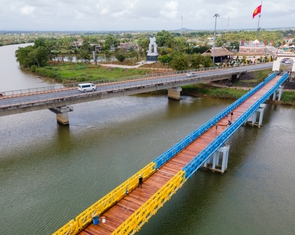 Cầu Hiền Lương hoàn thành tu bổ, miễn phí vé tham quan dịp Tết