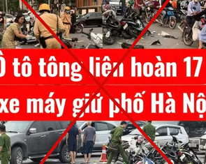 Tài khoản Facebook 'xới' lại tai nạn cũ như tin mới, công an cảnh báo