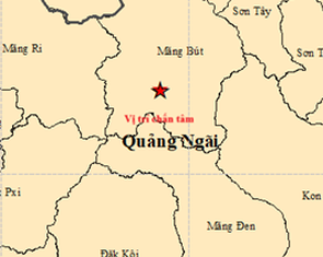 6 trận động đất liên tiếp ở Quảng Ngãi rạng sáng mùng 5 Tết