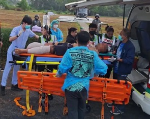 Binh sĩ Thái Lan giẫm mìn còn sót lại ở biên giới với Campuchia, đứt lìa chân phải