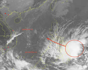 Bão Penha hướng vào Biển Đông