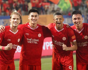 Thể Công - Viettel phả hơi nóng sau lưng CLB Công An Hà Nội